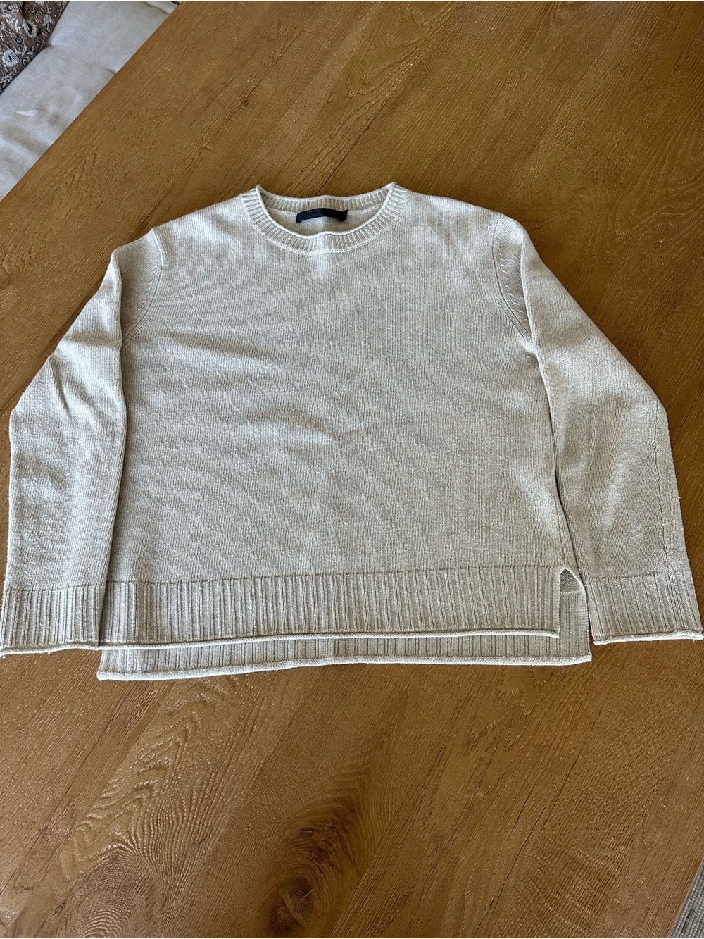 Jenni Kayne Oatmeal Everyday Sweater XS